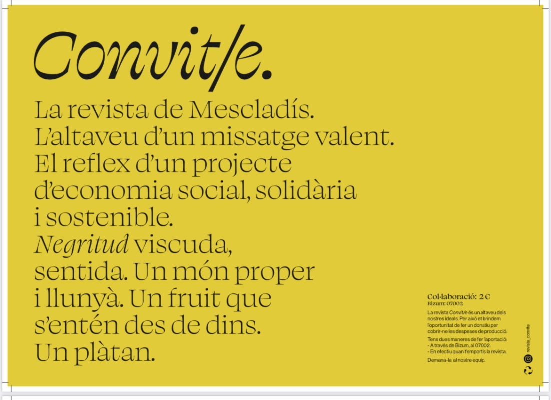 Convit/e, la revista de Mescladís 13